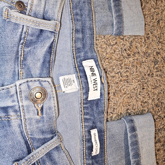 Nine West Light Blue Women's Capri - Picture 2 of 5